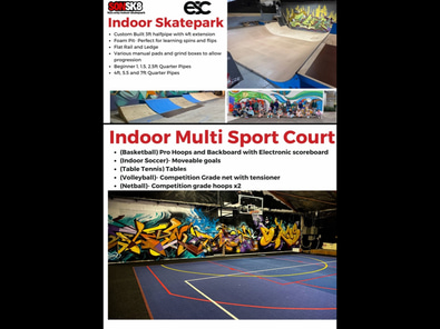 Indoor Skatepark and Basketball Court image 7