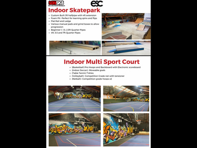 Indoor Skatepark and Basketball Court image 6