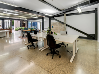 Shared Industrial Style, Dog-Friendly Office image 3