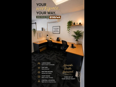 Street Front Corner Suite & Desk Spaces! image 5