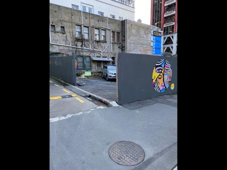 Reserved carpark in uncovered parking lot