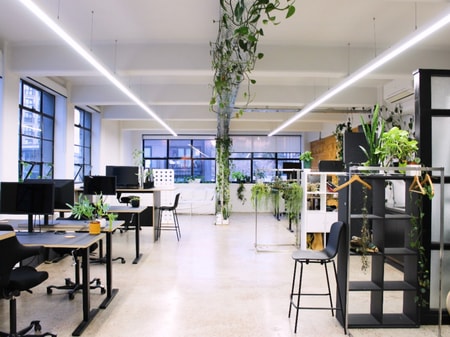 A beautiful office with large private rooftop