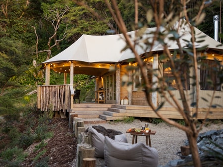 Luxury Safari Tent Forest Shoot