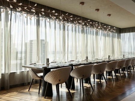 Glamorous Sky-High Private Dining Auckland 