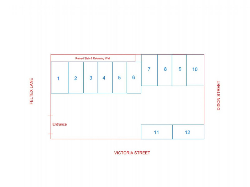 Reserved carpark in uncovered parking lot image 1